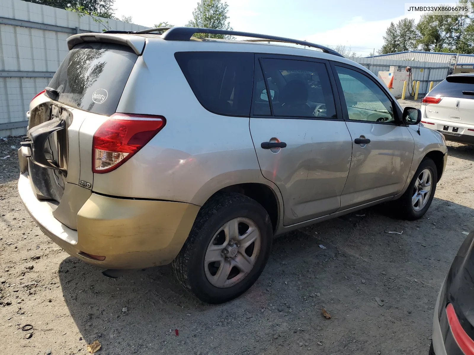 2008 Toyota Rav4 VIN: JTMBD33VX86066795 Lot: 66001564