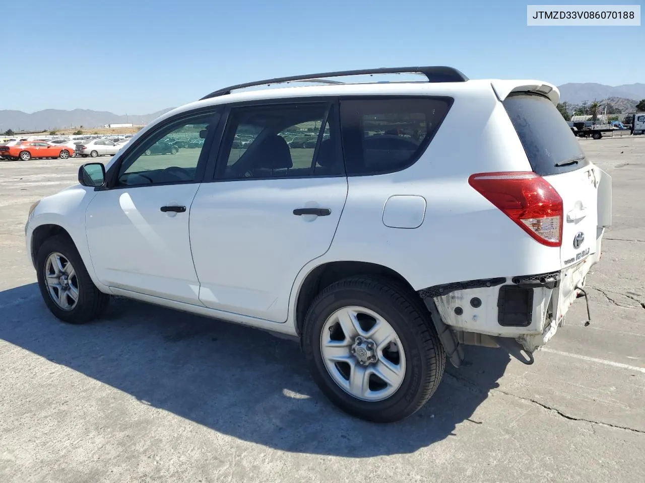 2008 Toyota Rav4 VIN: JTMZD33V086070188 Lot: 66376934