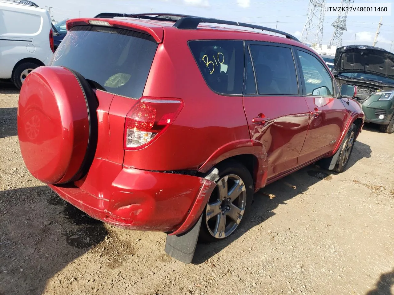 2008 Toyota Rav4 Sport VIN: JTMZK32V486011460 Lot: 66897644