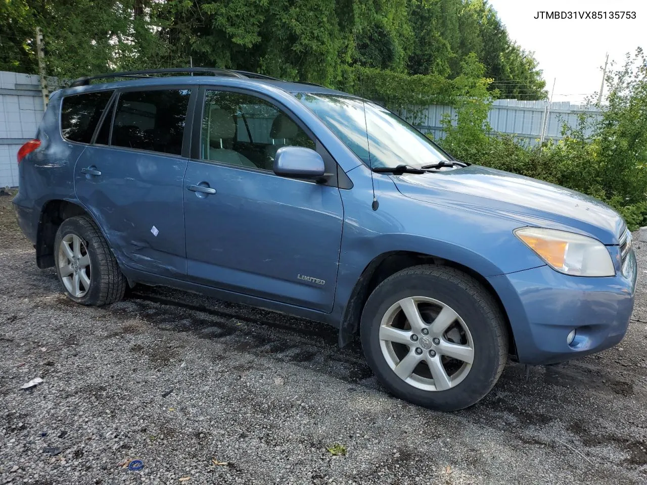 2008 Toyota Rav4 Limited VIN: JTMBD31VX85135753 Lot: 68227534