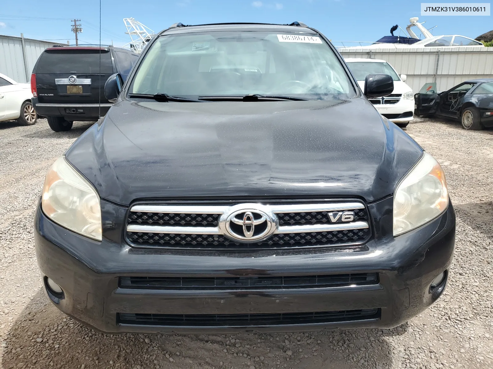 2008 Toyota Rav4 Limited VIN: JTMZK31V386010611 Lot: 68386714