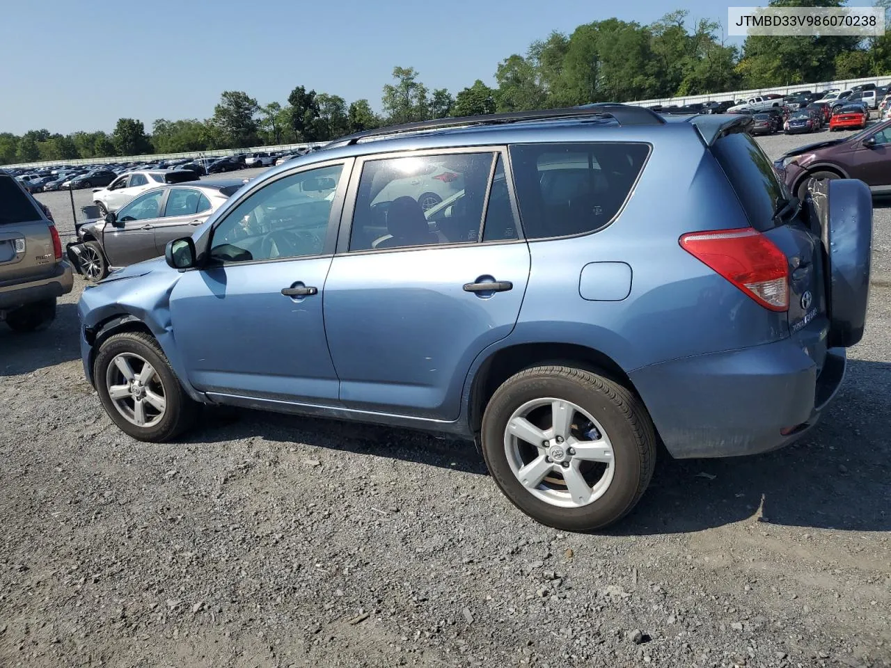 2008 Toyota Rav4 VIN: JTMBD33V986070238 Lot: 68788014