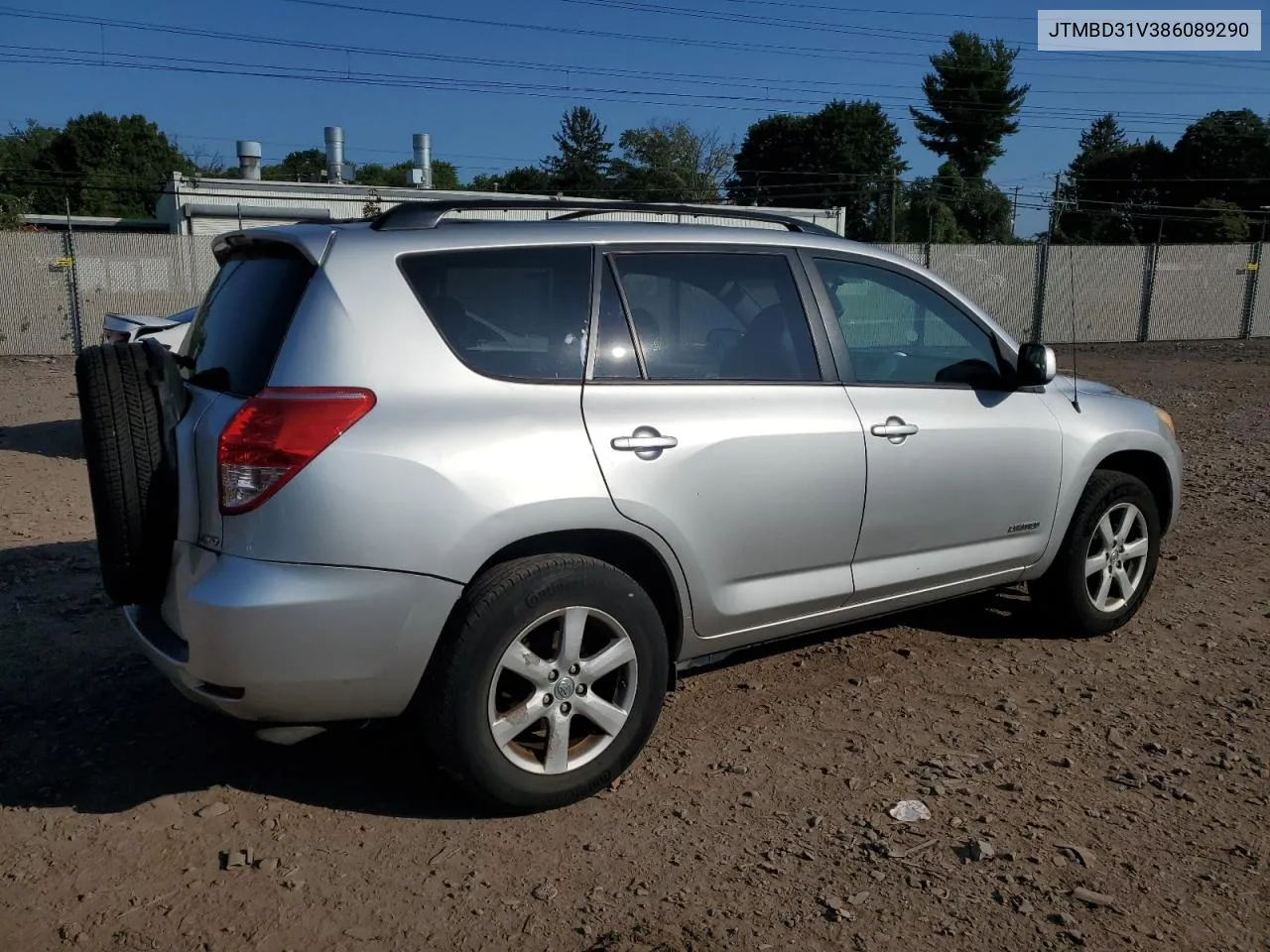 JTMBD31V386089290 2008 Toyota Rav4 Limited