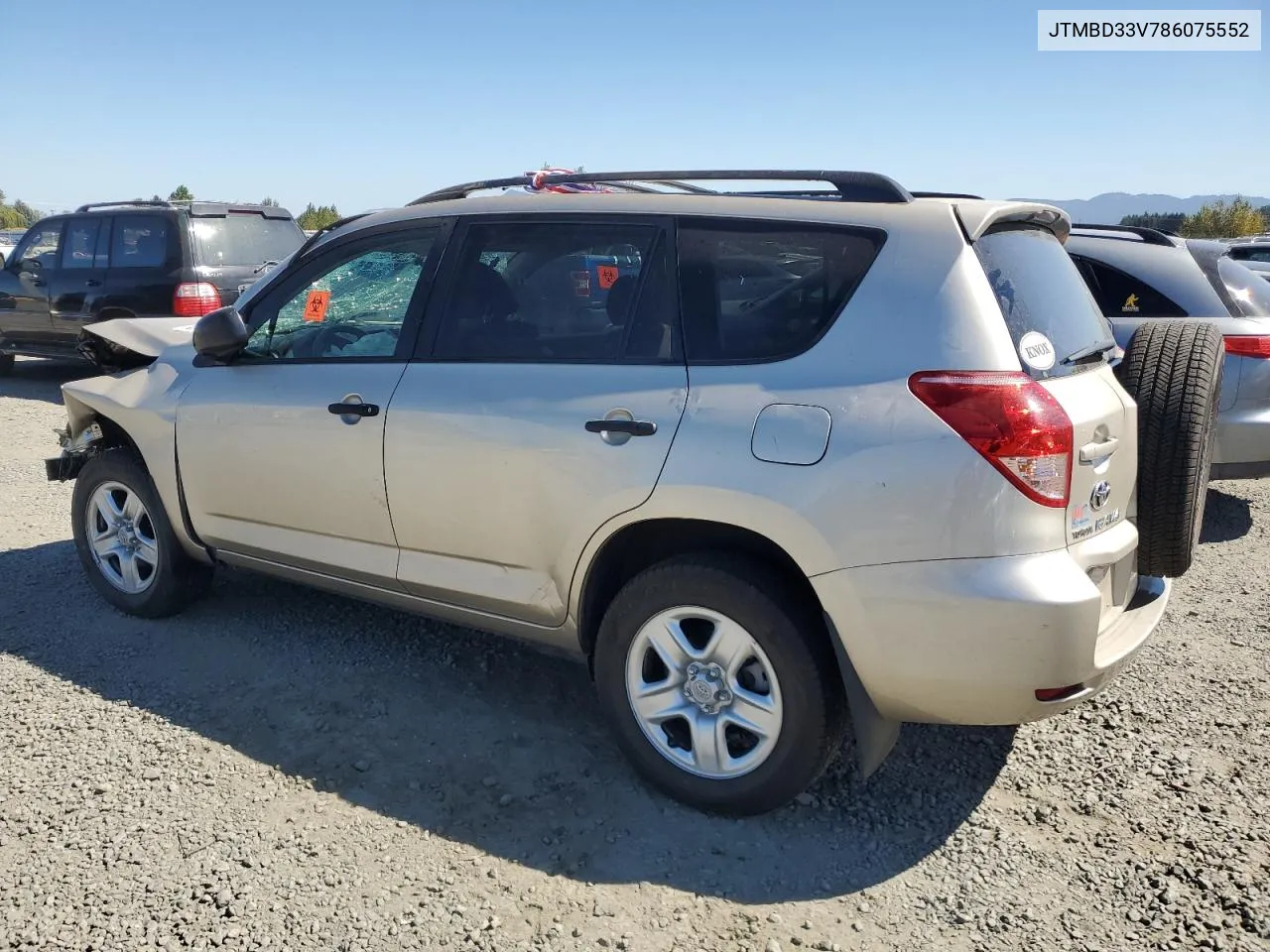 2008 Toyota Rav4 VIN: JTMBD33V786075552 Lot: 69515794