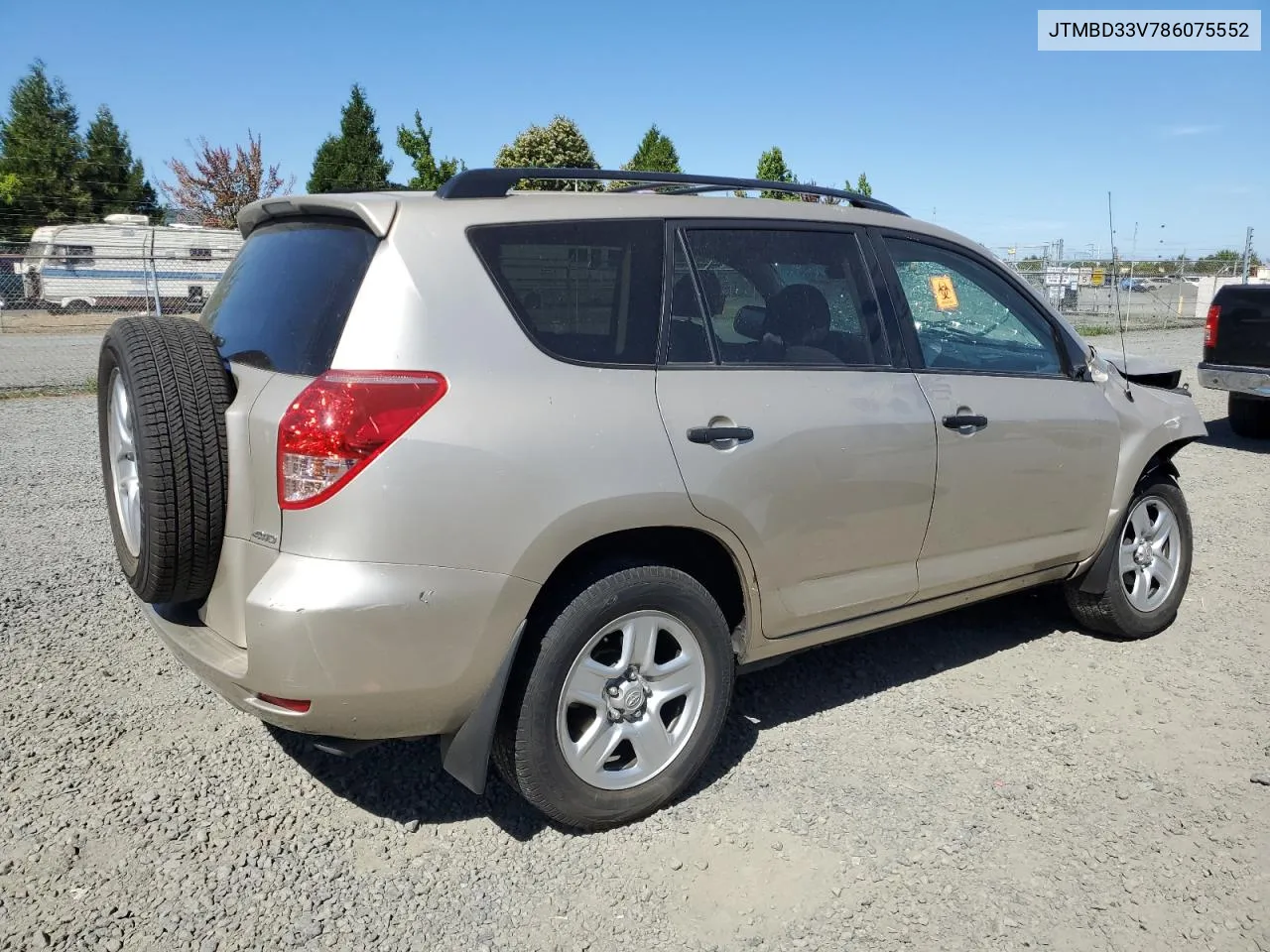 2008 Toyota Rav4 VIN: JTMBD33V786075552 Lot: 69515794