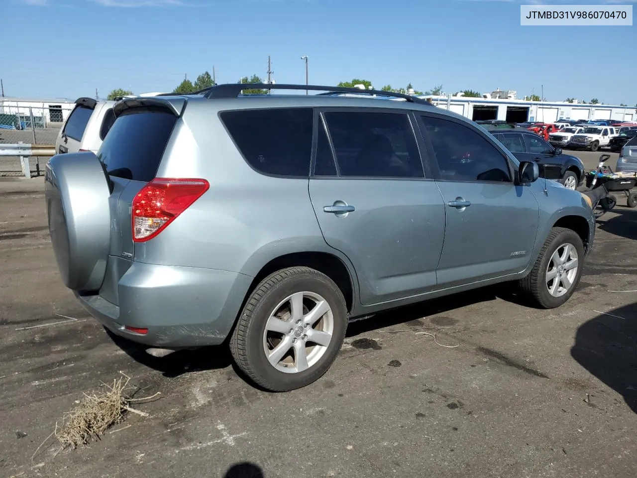 2008 Toyota Rav4 Limited VIN: JTMBD31V986070470 Lot: 69597444