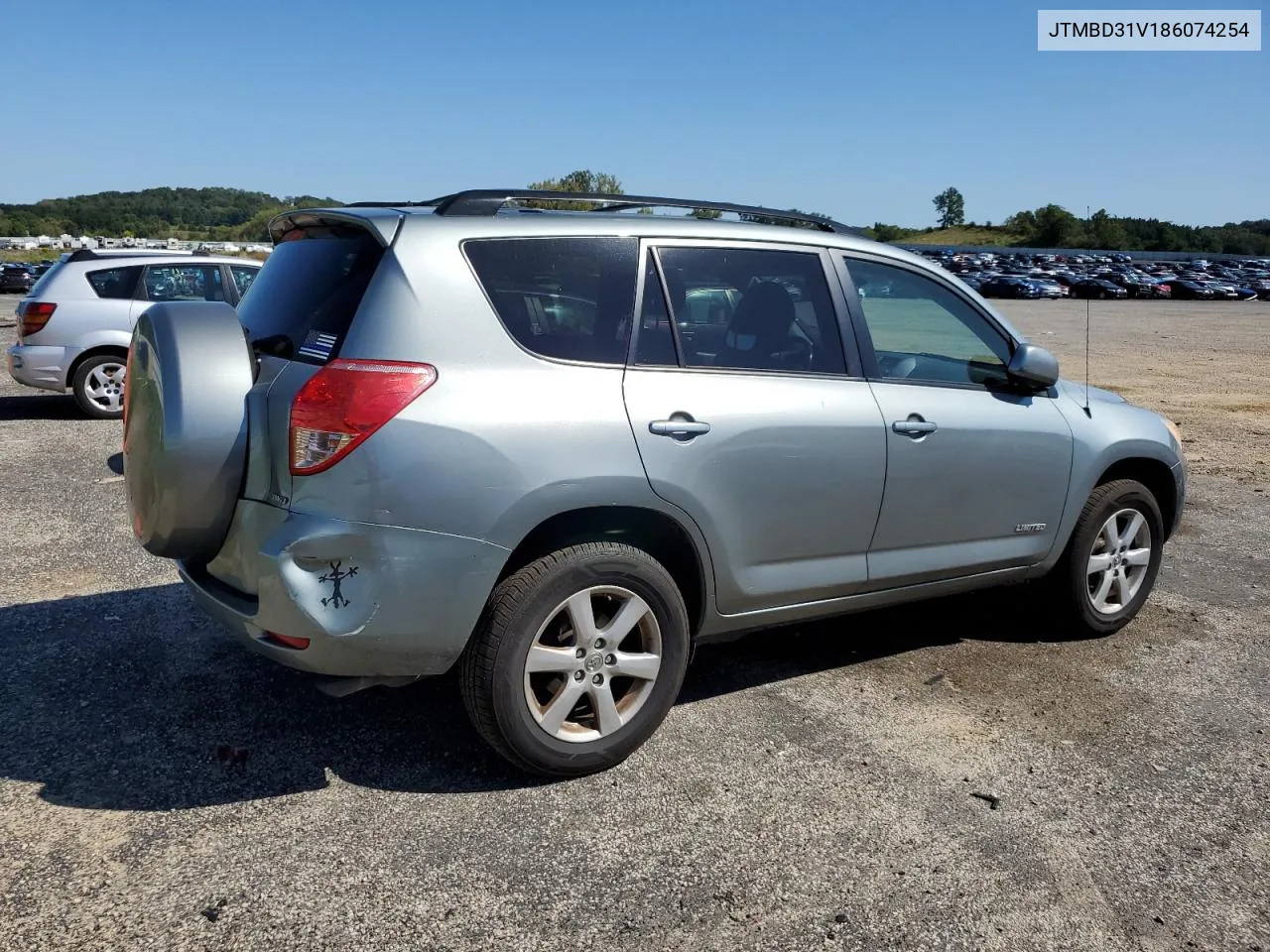 2008 Toyota Rav4 Limited VIN: JTMBD31V186074254 Lot: 69654634