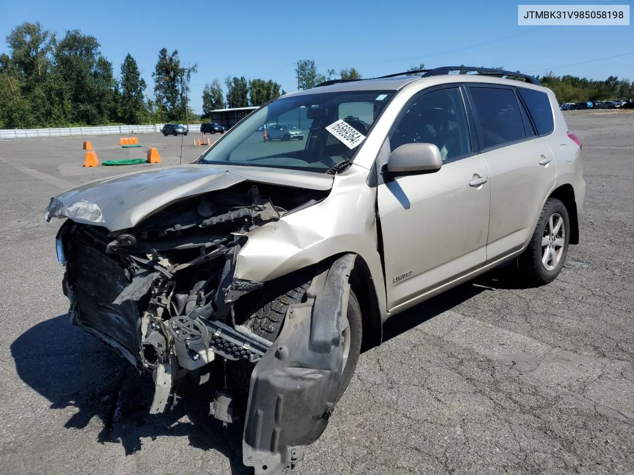 2008 Toyota Rav4 Limited VIN: JTMBK31V985058198 Lot: 69669364