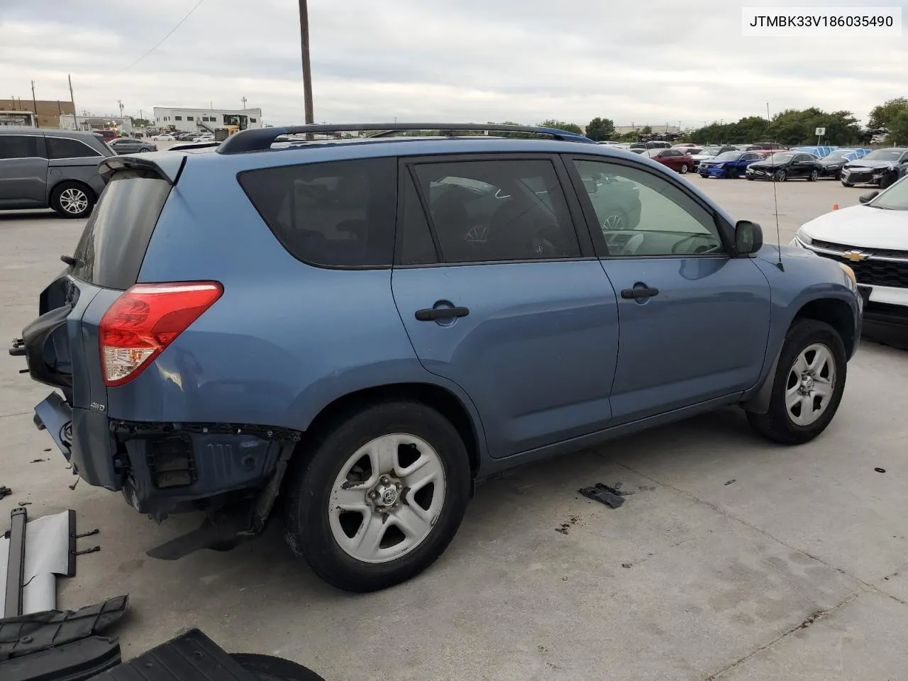 2008 Toyota Rav4 VIN: JTMBK33V186035490 Lot: 69847234