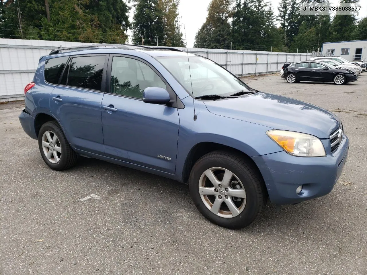 2008 Toyota Rav4 Limited VIN: JTMBK31V386033677 Lot: 69975834