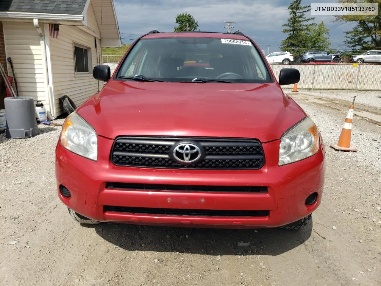 2008 Toyota Rav4 VIN: JTMBD33V185133760 Lot: 70000914