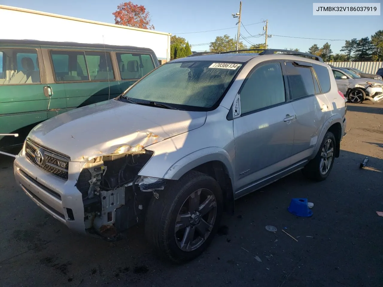 2008 Toyota Rav4 Sport VIN: JTMBK32V186037919 Lot: 70386134