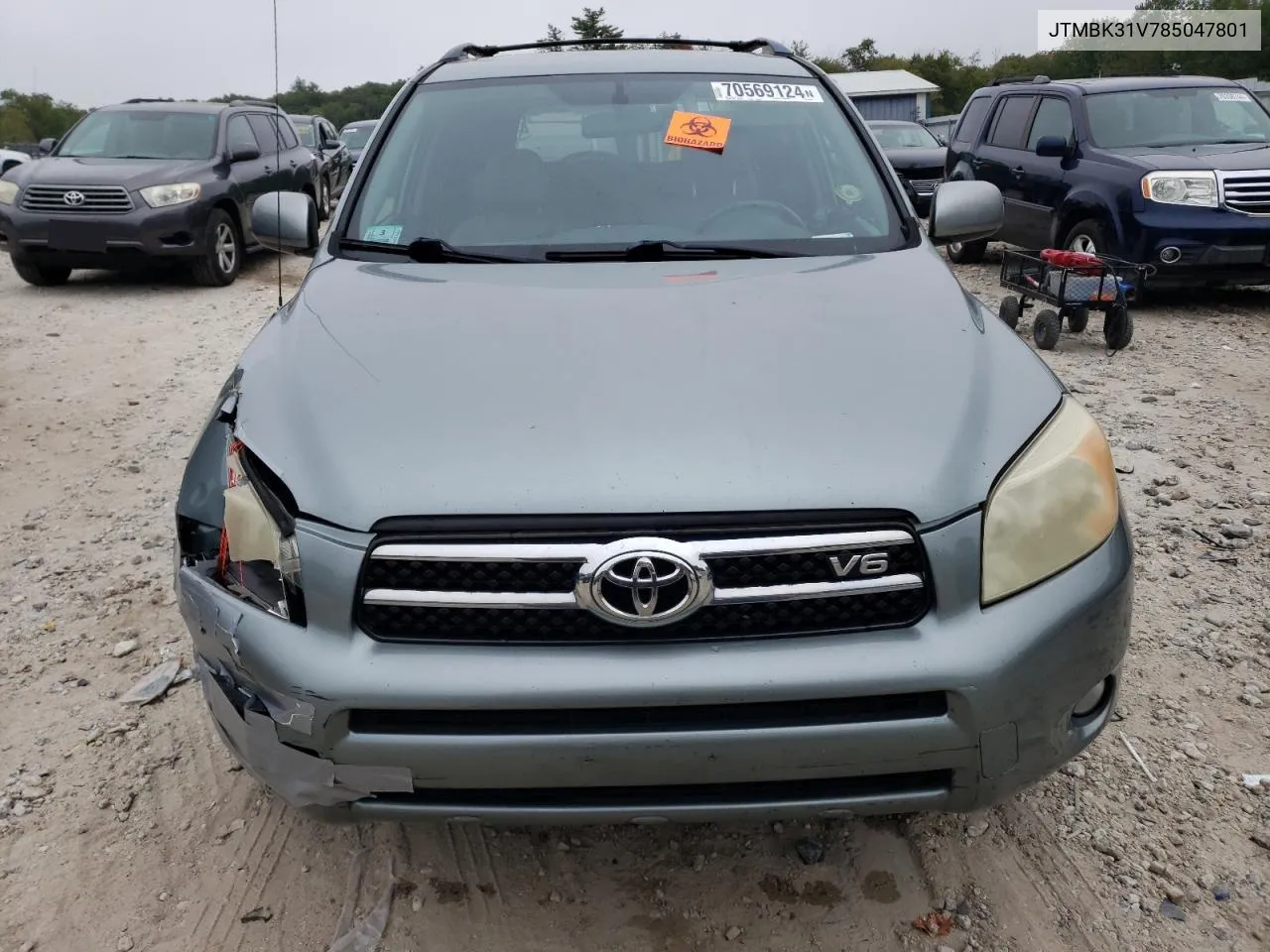 2008 Toyota Rav4 Limited VIN: JTMBK31V785047801 Lot: 70569124