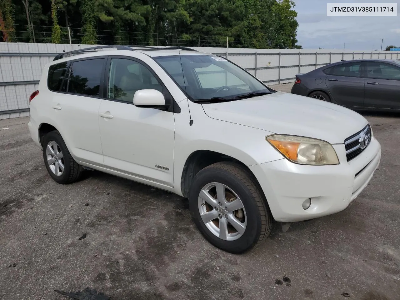 2008 Toyota Rav4 Limited VIN: JTMZD31V385111714 Lot: 71015144