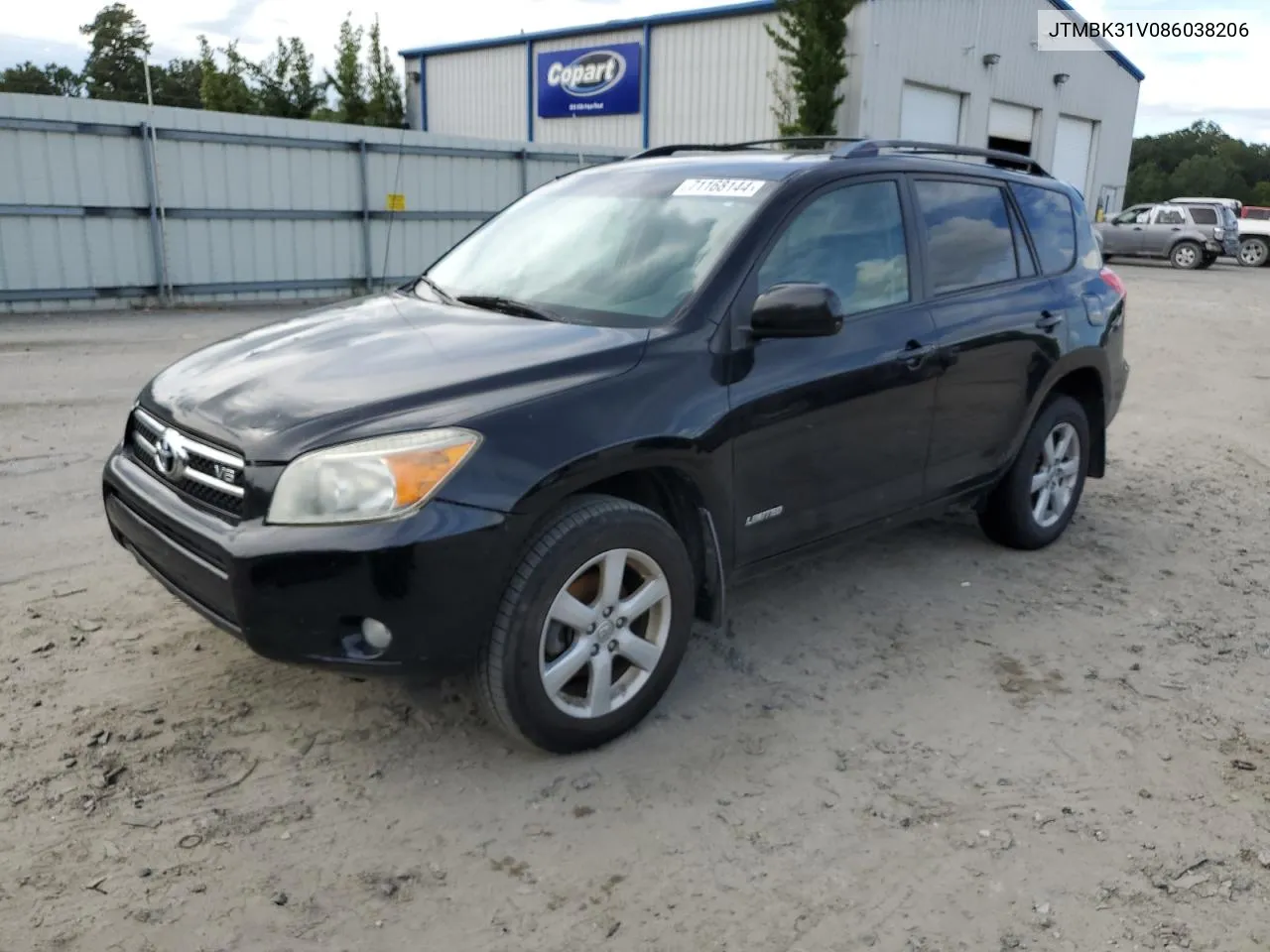 2008 Toyota Rav4 Limited VIN: JTMBK31V086038206 Lot: 71168144