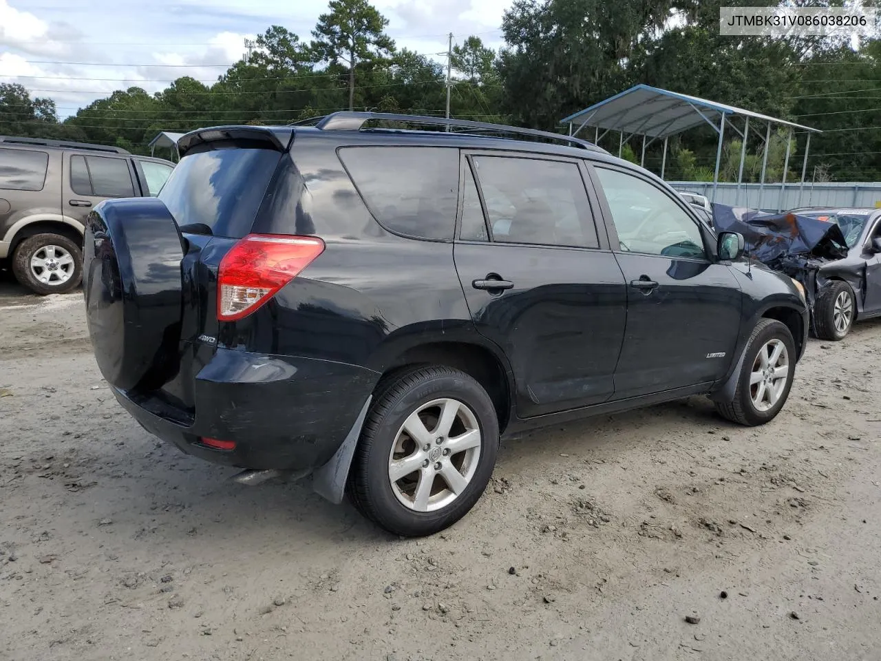 2008 Toyota Rav4 Limited VIN: JTMBK31V086038206 Lot: 71168144