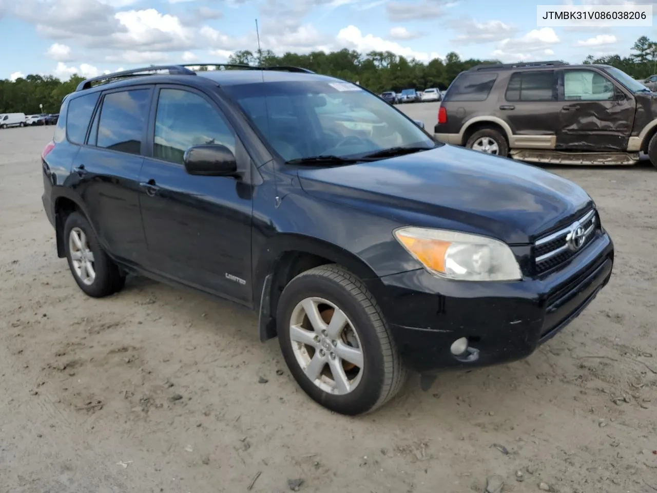 2008 Toyota Rav4 Limited VIN: JTMBK31V086038206 Lot: 71168144