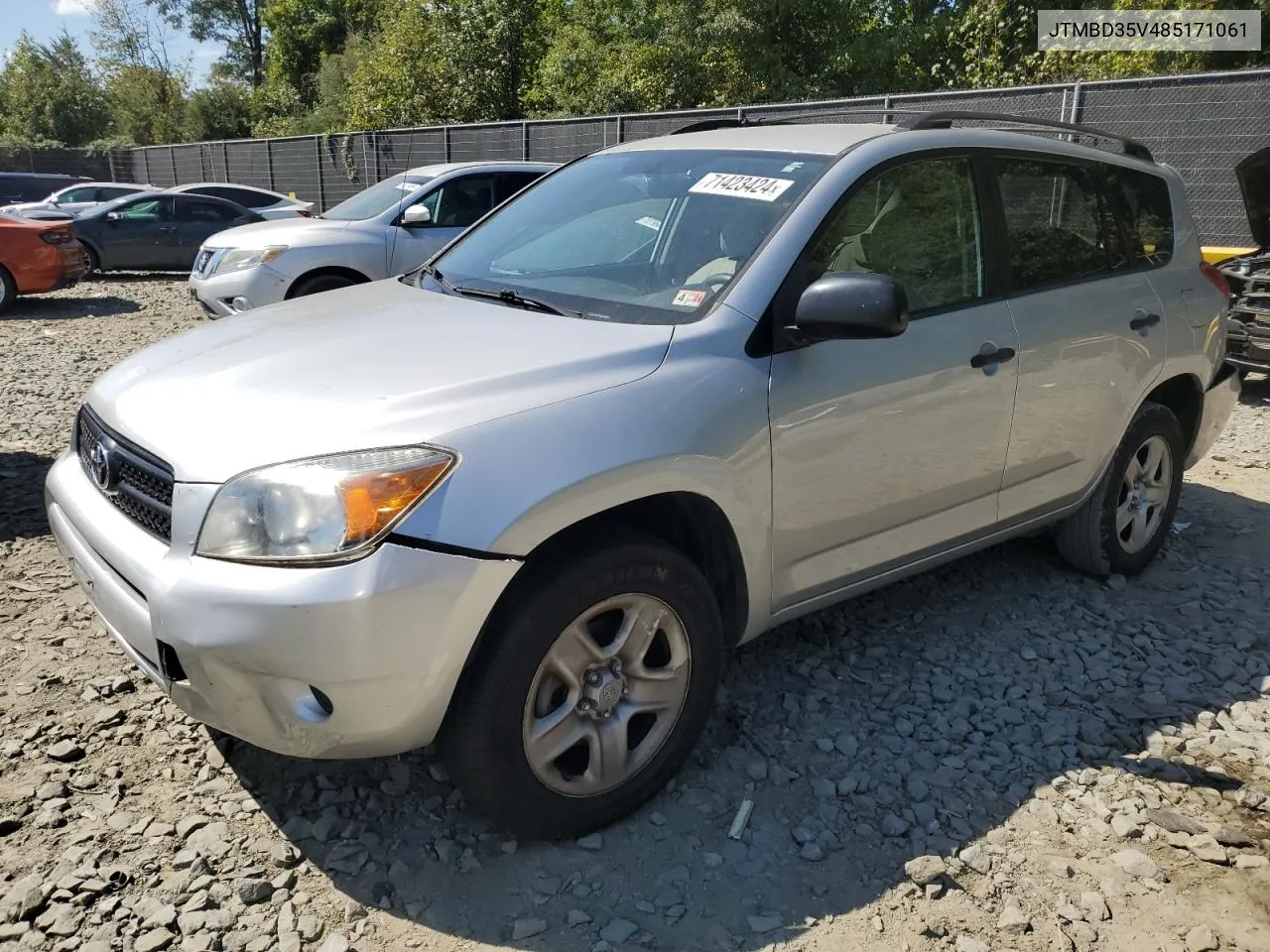 2008 Toyota Rav4 VIN: JTMBD35V485171061 Lot: 71423424