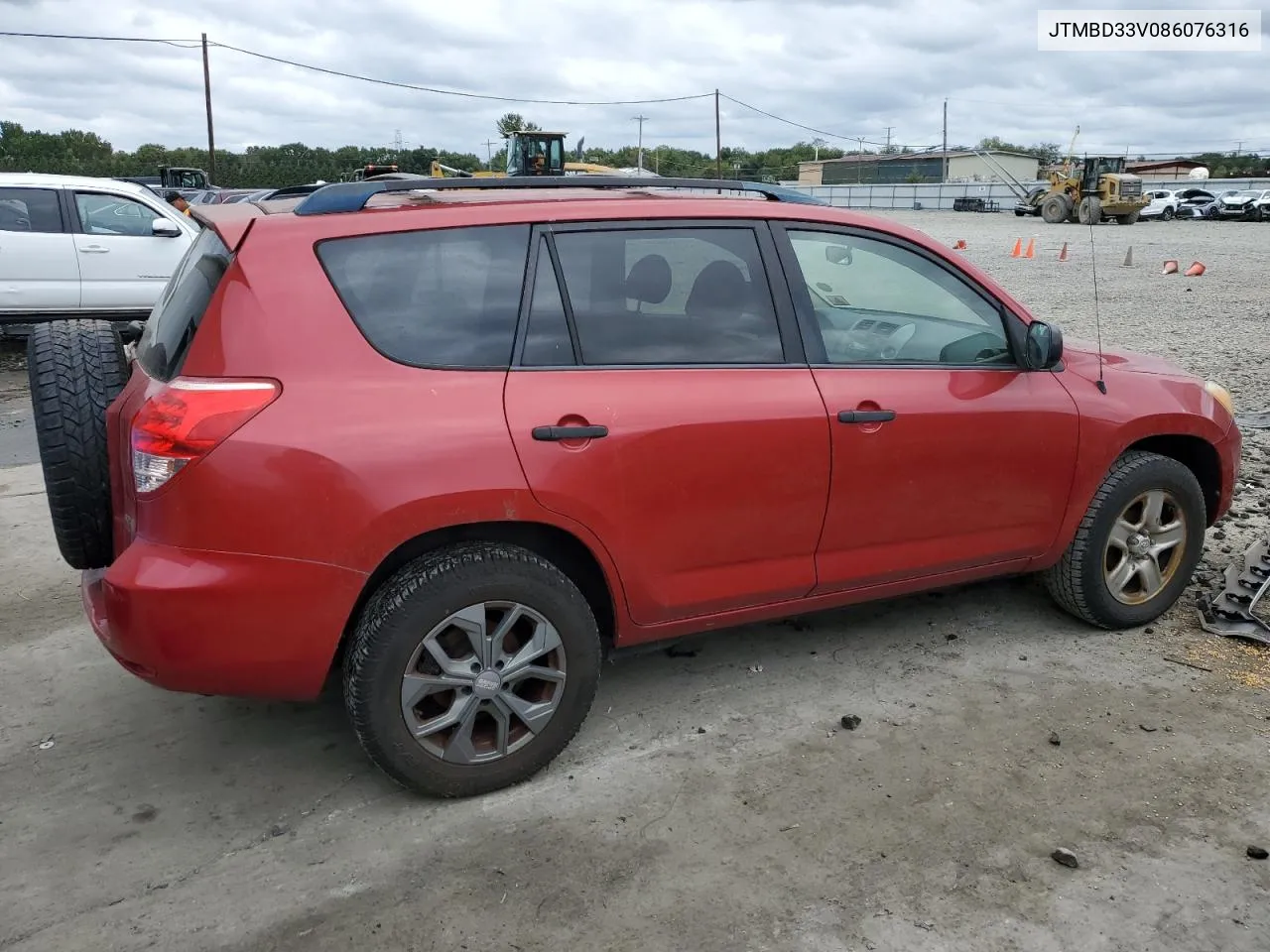 2008 Toyota Rav4 VIN: JTMBD33V086076316 Lot: 71680364