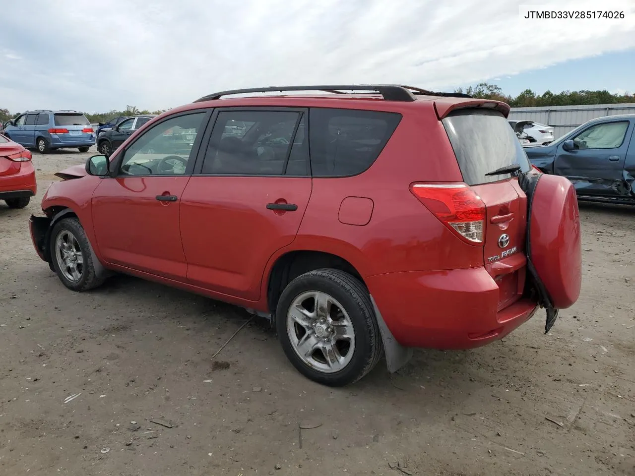 2008 Toyota Rav4 VIN: JTMBD33V285174026 Lot: 72128494