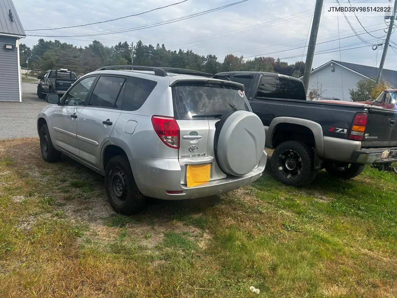 2008 Toyota Rav4 VIN: JTMBD33V985142822 Lot: 72522174