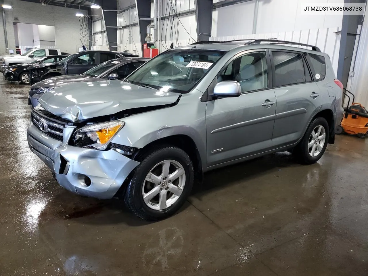 2008 Toyota Rav4 Limited VIN: JTMZD31V686068738 Lot: 72604184