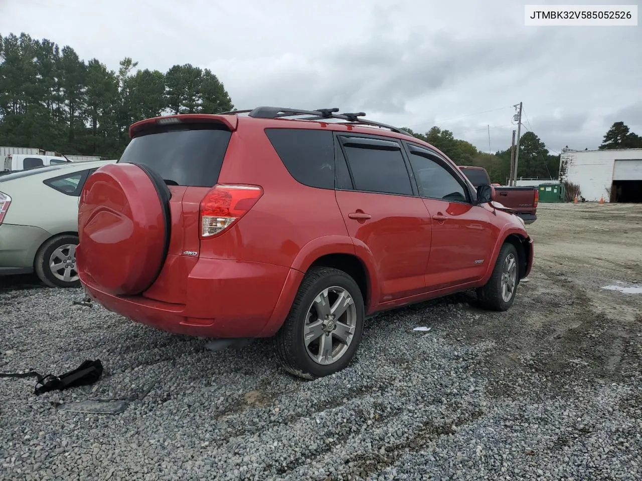 2008 Toyota Rav4 Sport VIN: JTMBK32V585052526 Lot: 72933814