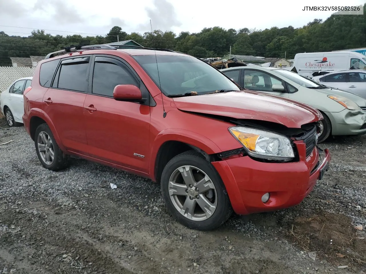 2008 Toyota Rav4 Sport VIN: JTMBK32V585052526 Lot: 72933814