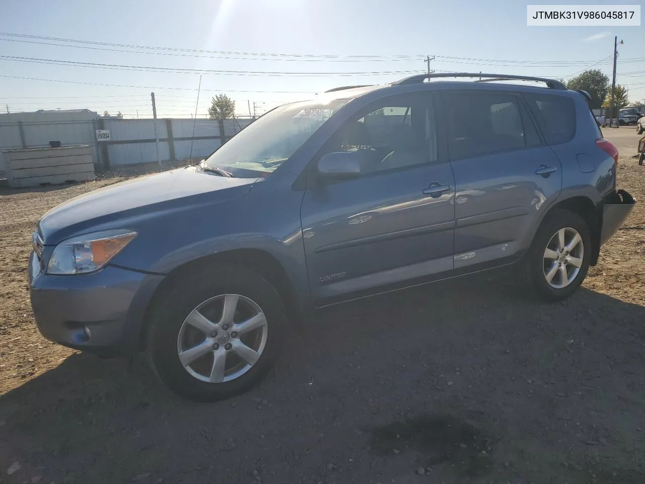 2008 Toyota Rav4 Limited VIN: JTMBK31V986045817 Lot: 72962454