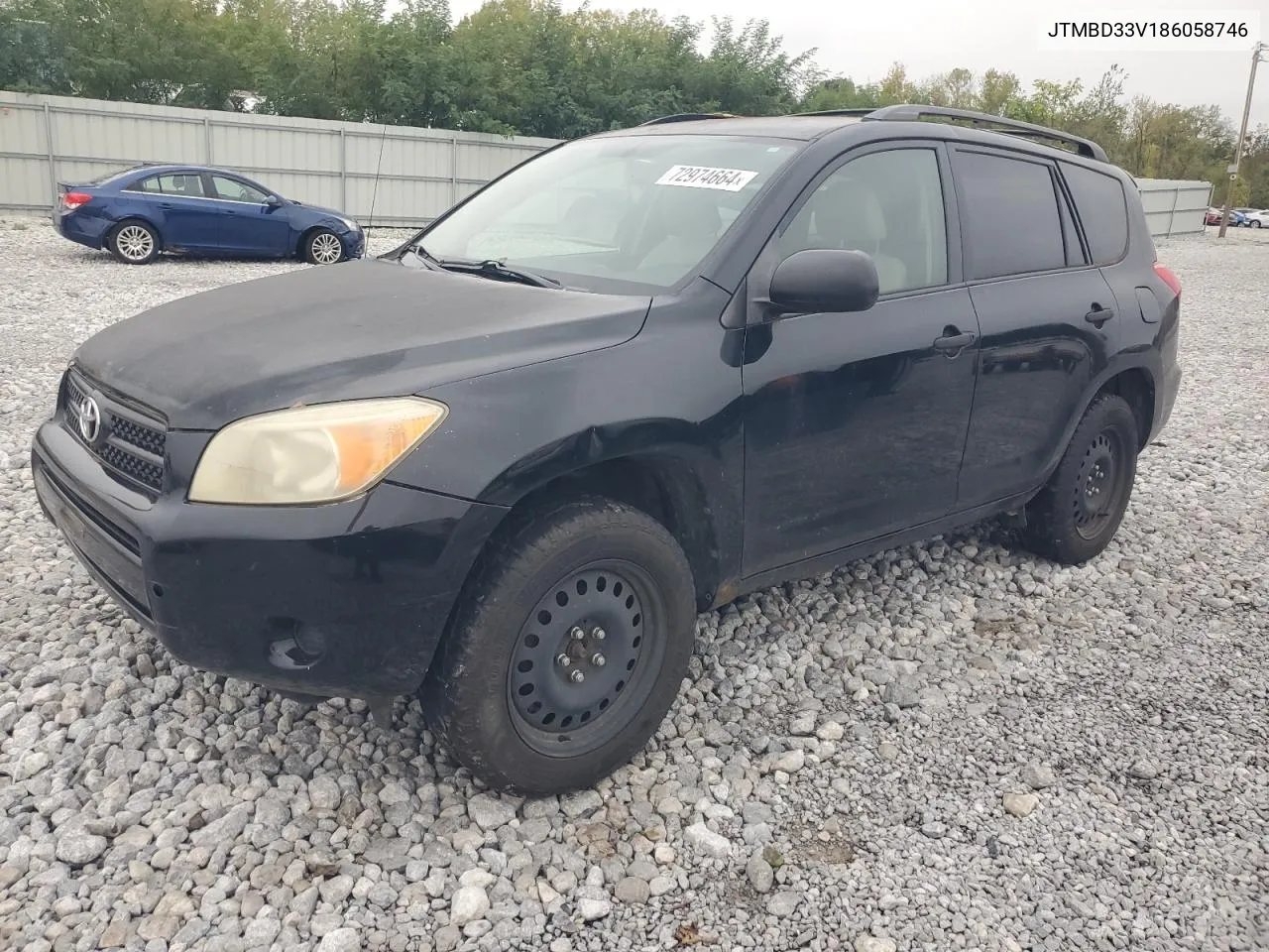 2008 Toyota Rav4 VIN: JTMBD33V186058746 Lot: 72974664