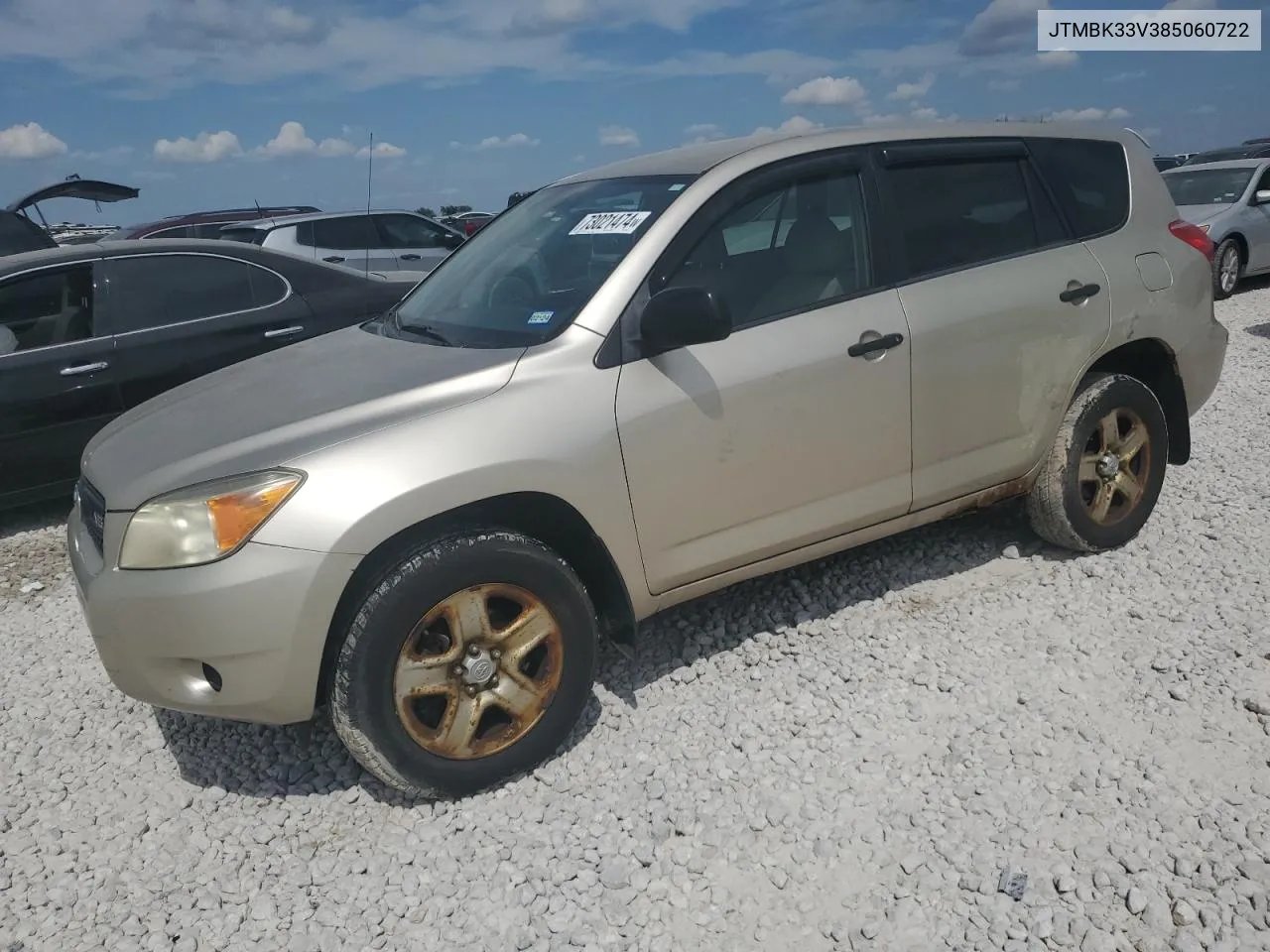 2008 Toyota Rav4 VIN: JTMBK33V385060722 Lot: 73021474