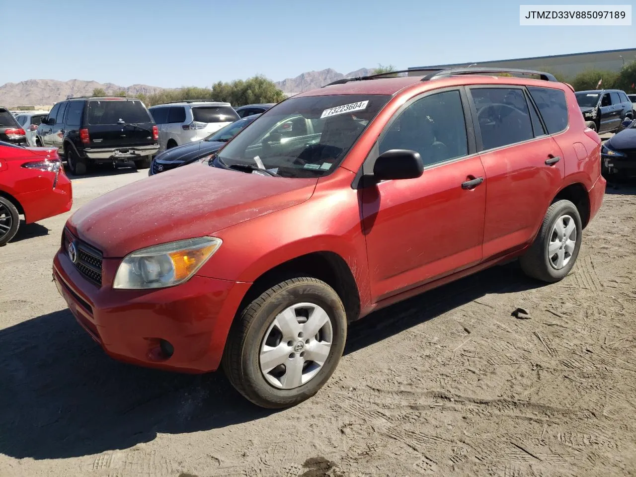 2008 Toyota Rav4 VIN: JTMZD33V885097189 Lot: 73223604