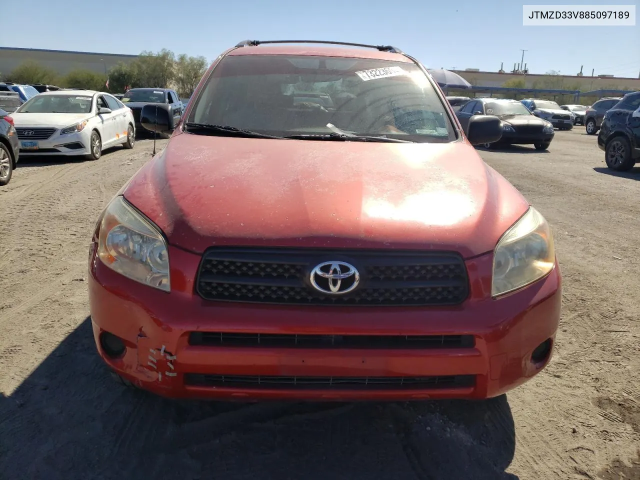 2008 Toyota Rav4 VIN: JTMZD33V885097189 Lot: 73223604