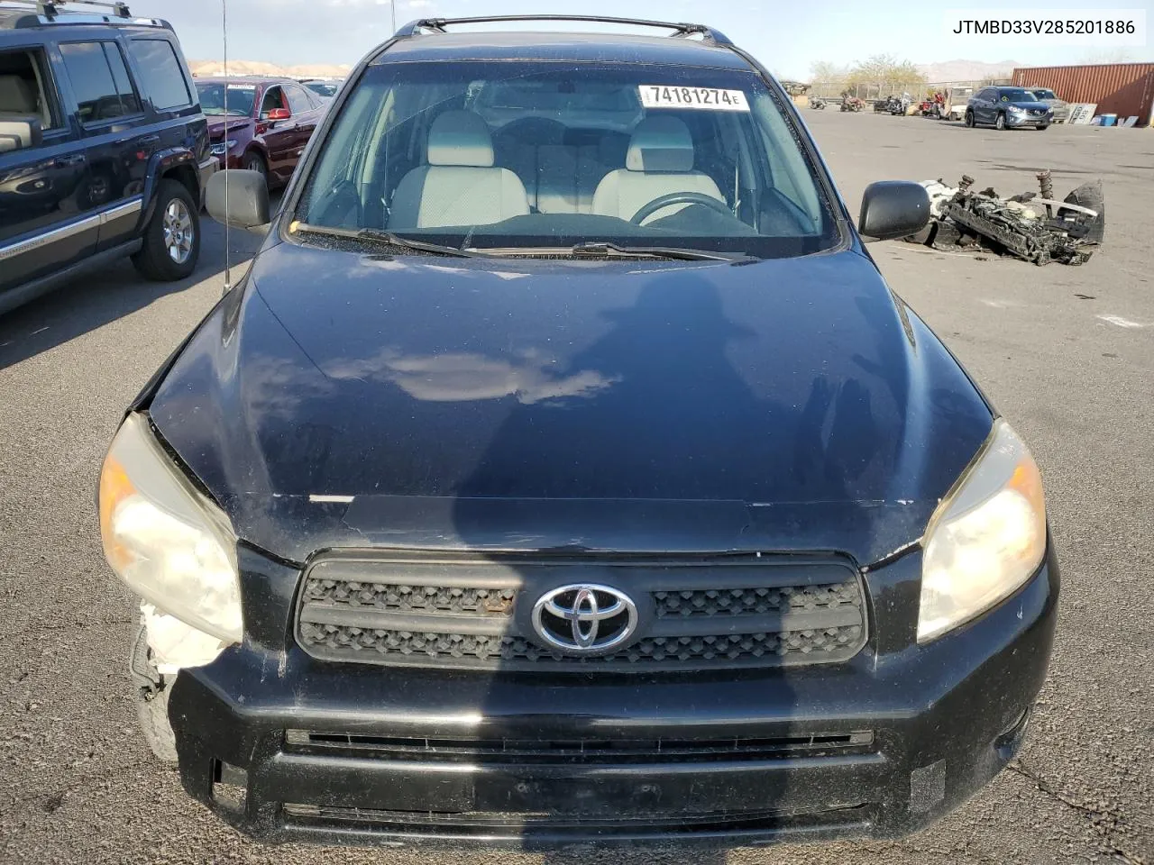 2008 Toyota Rav4 VIN: JTMBD33V285201886 Lot: 74181274