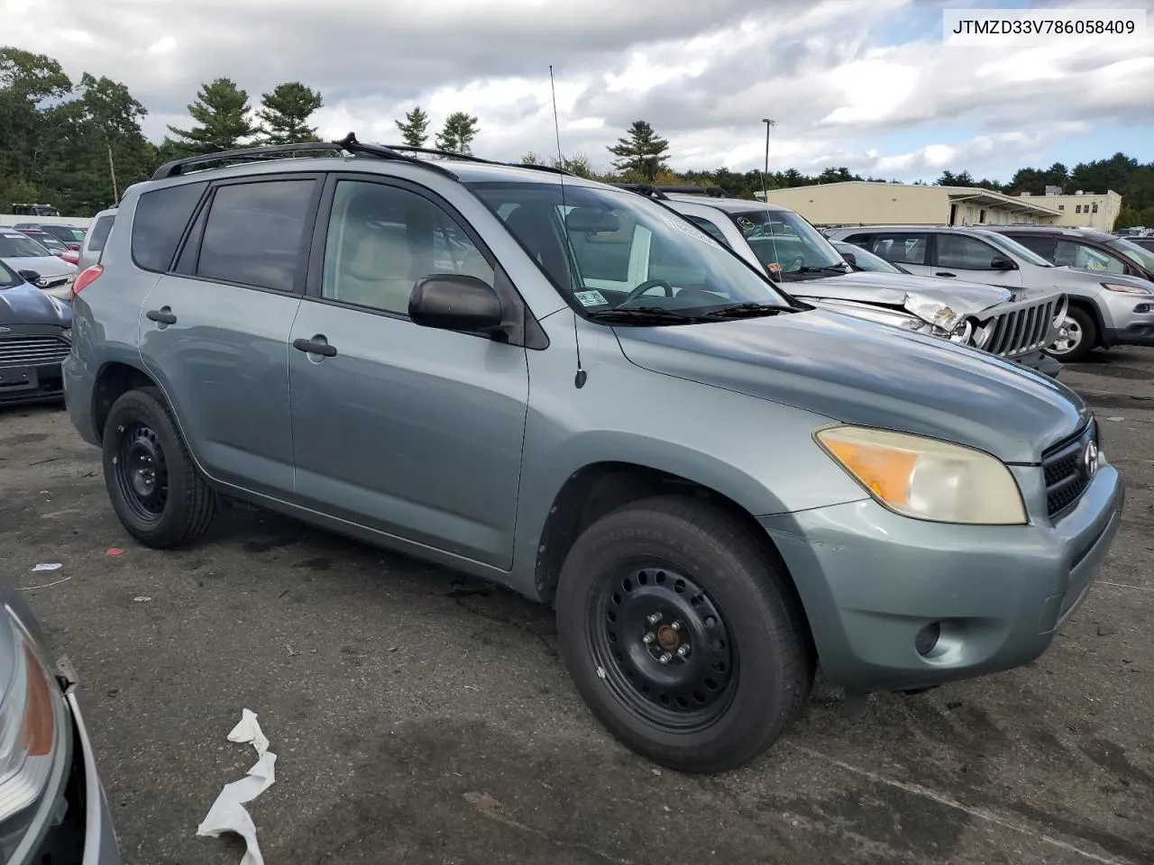 2008 Toyota Rav4 VIN: JTMZD33V786058409 Lot: 74203264