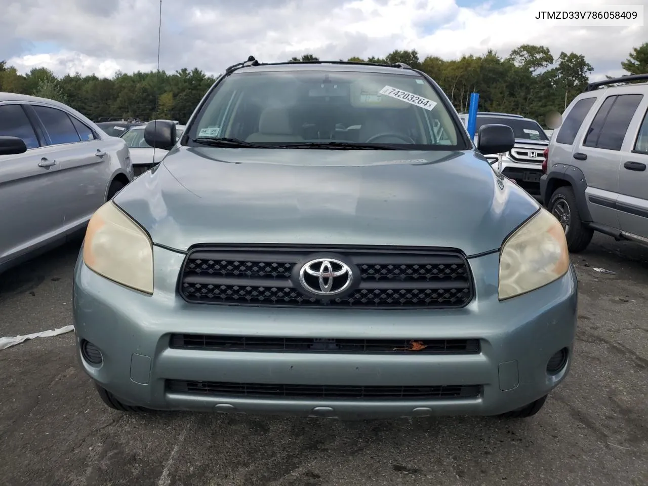 2008 Toyota Rav4 VIN: JTMZD33V786058409 Lot: 74203264