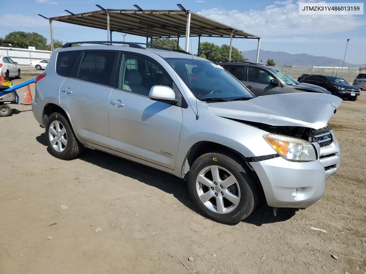 2008 Toyota Rav4 Limited VIN: JTMZK31V486013159 Lot: 74368674