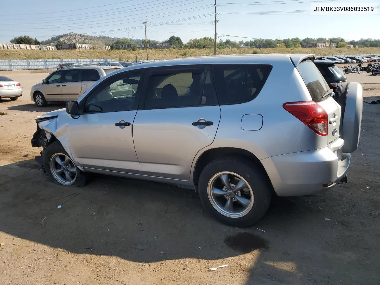 2008 Toyota Rav4 VIN: JTMBK33V086033519 Lot: 74742524