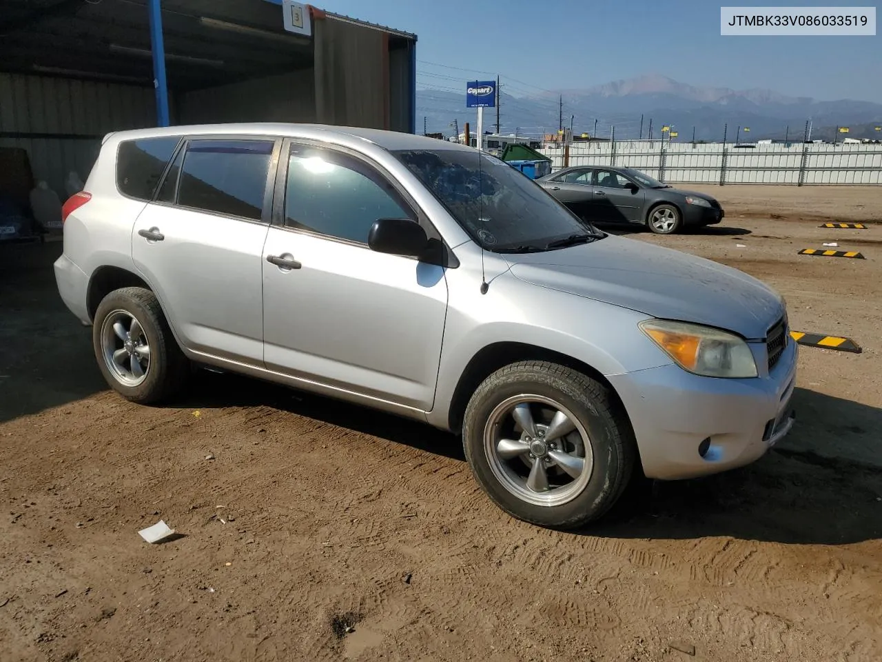 2008 Toyota Rav4 VIN: JTMBK33V086033519 Lot: 74742524