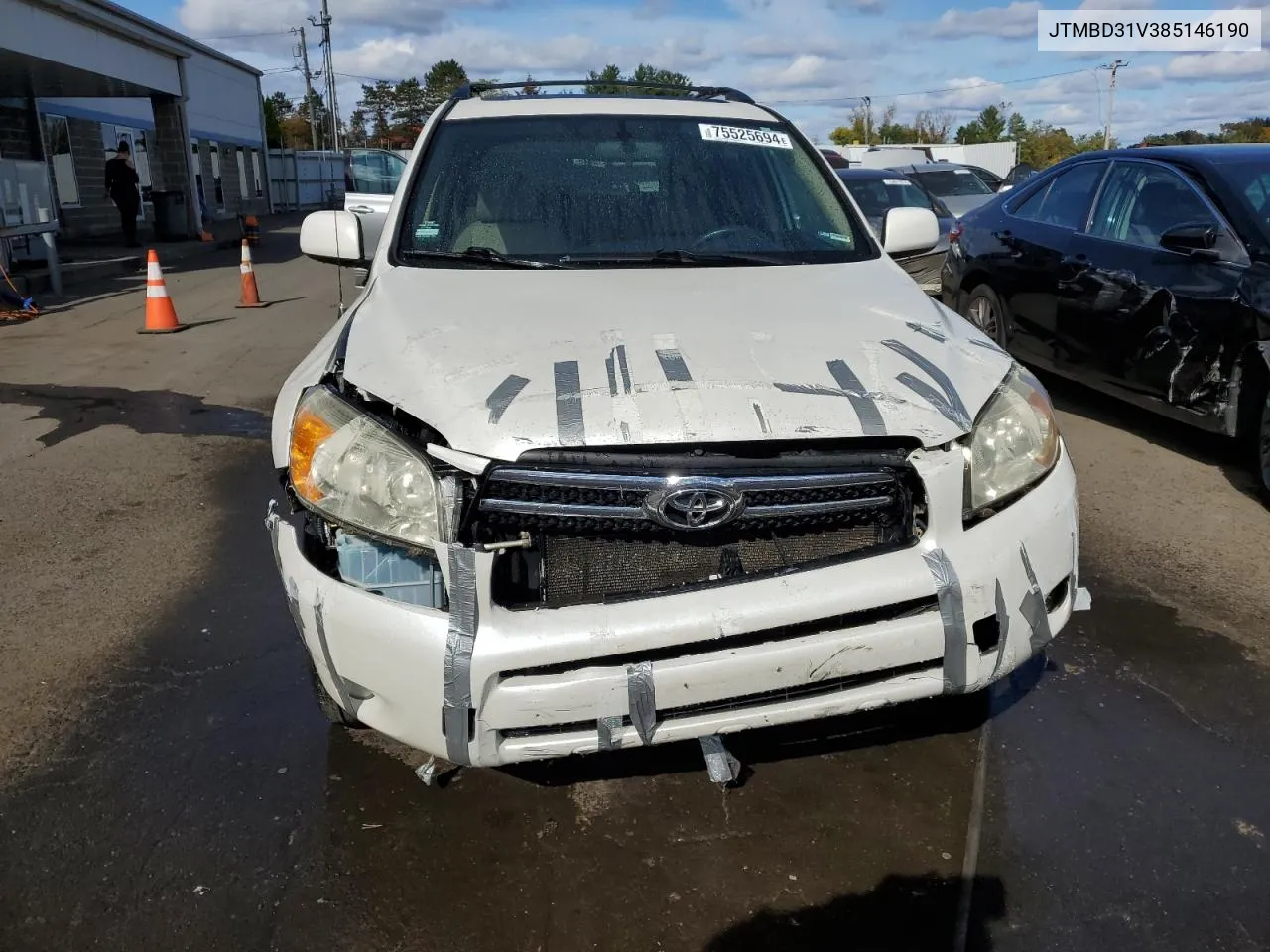 2008 Toyota Rav4 Limited VIN: JTMBD31V385146190 Lot: 75525694