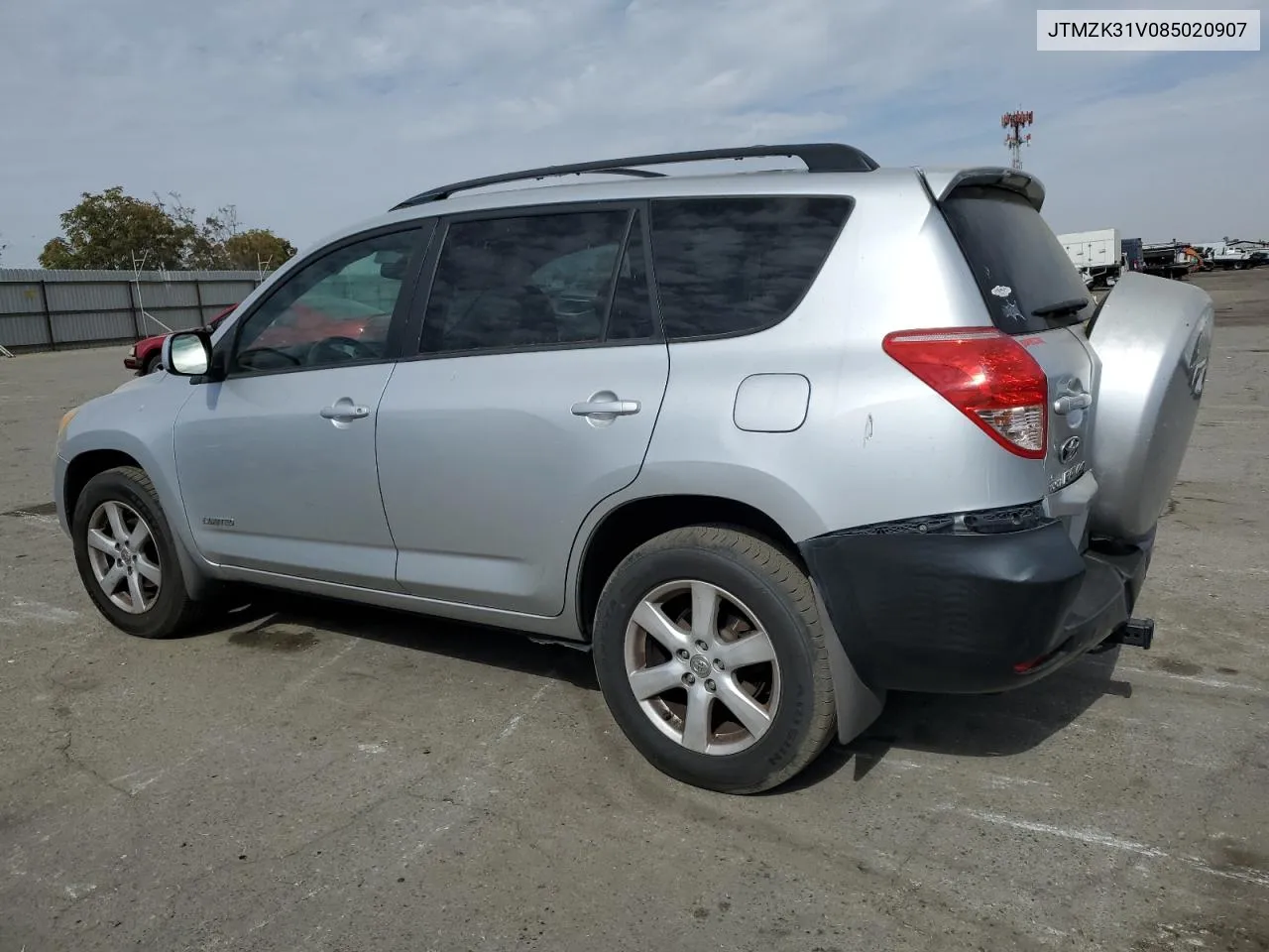 JTMZK31V085020907 2008 Toyota Rav4 Limited