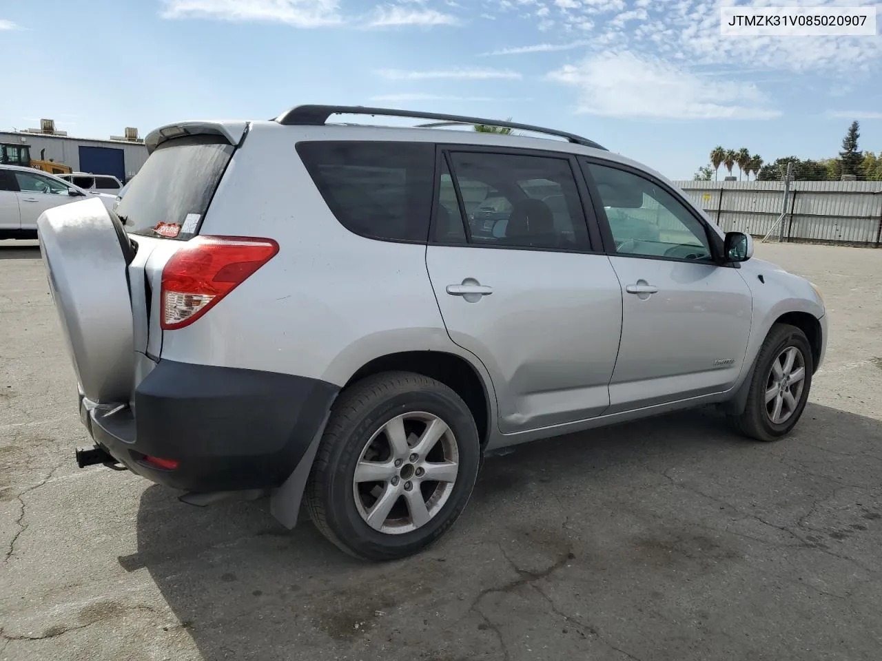 2008 Toyota Rav4 Limited VIN: JTMZK31V085020907 Lot: 75911174