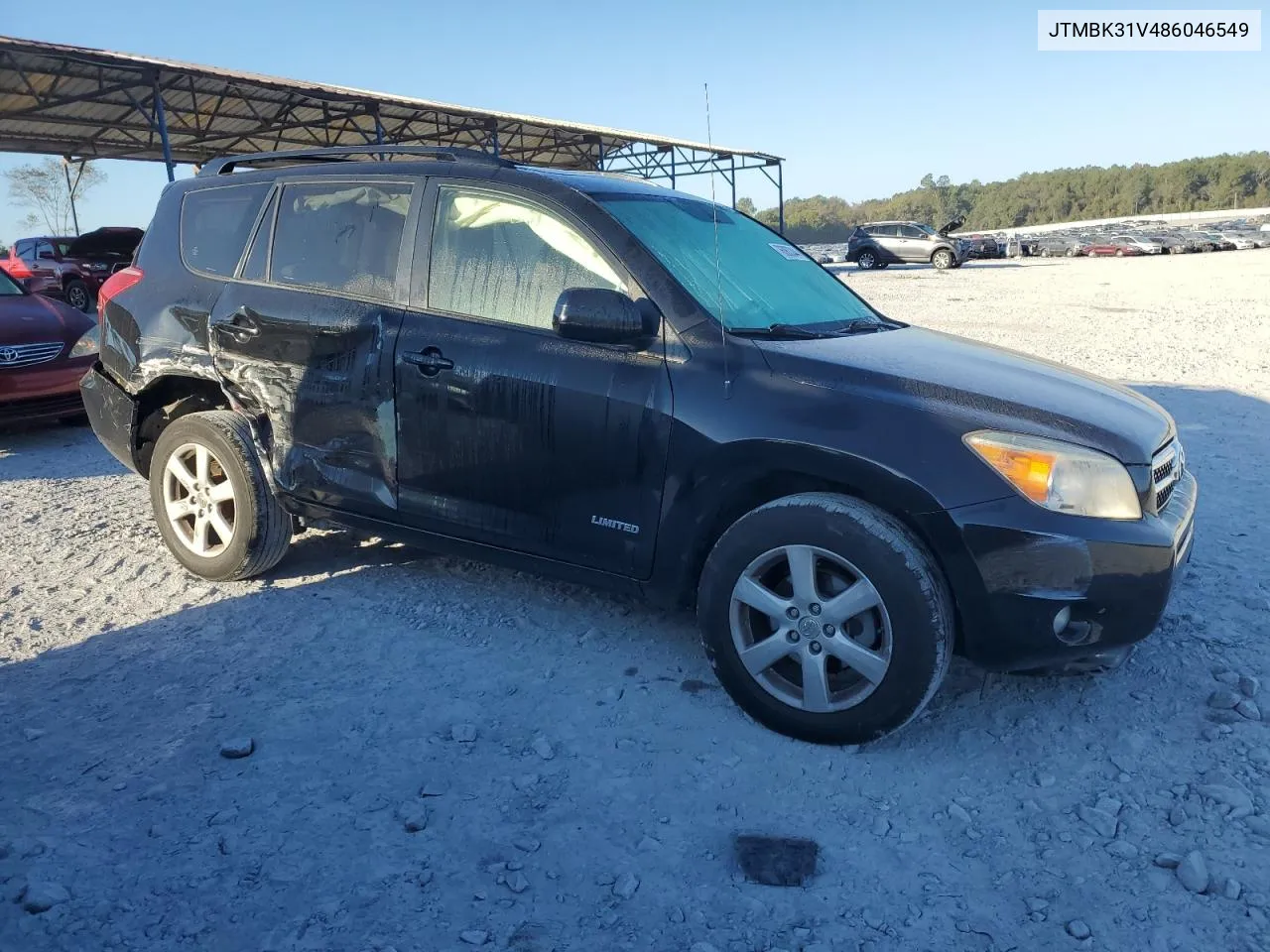 2008 Toyota Rav4 Limited VIN: JTMBK31V486046549 Lot: 76063344