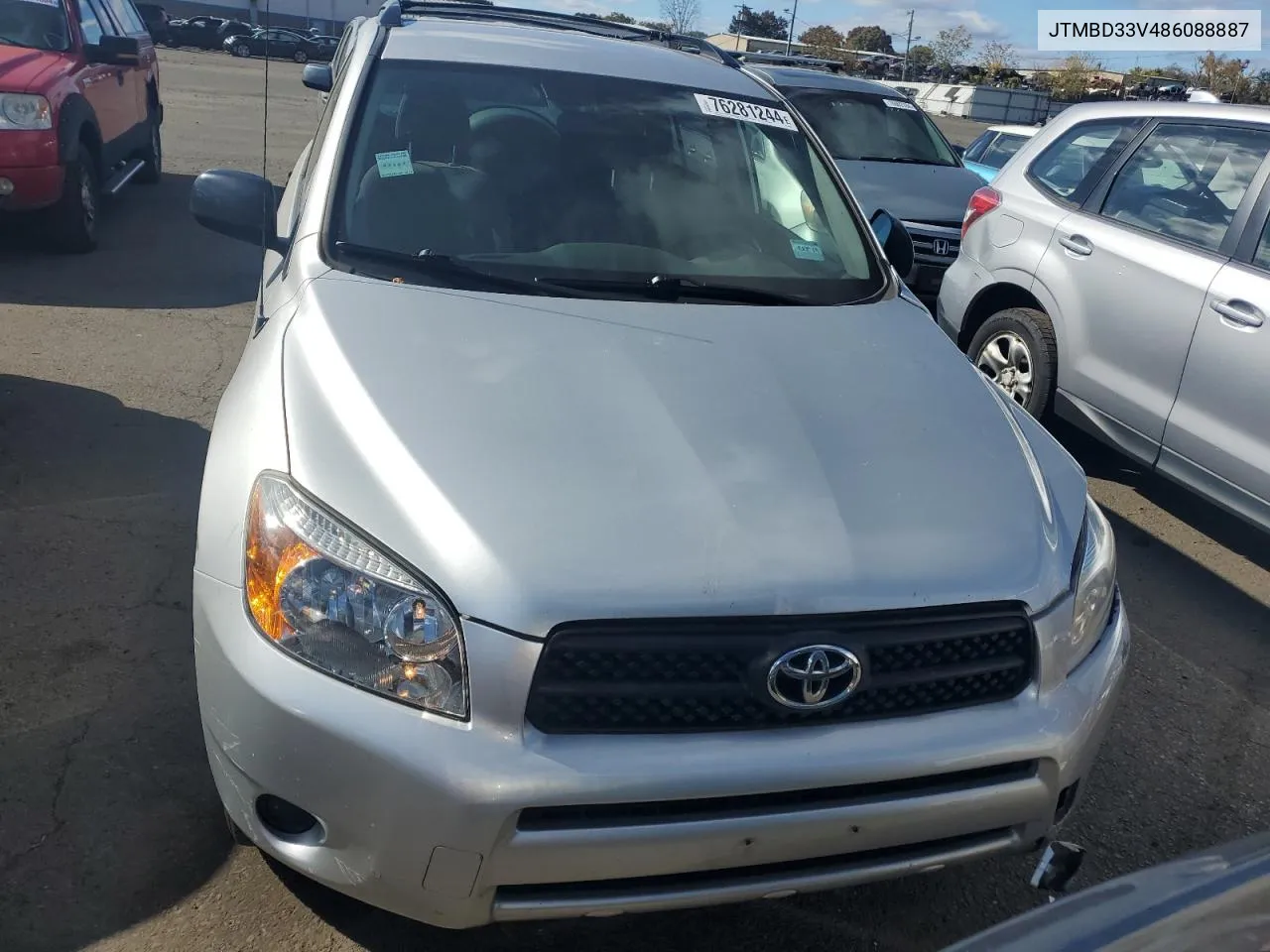 2008 Toyota Rav4 VIN: JTMBD33V486088887 Lot: 76281244