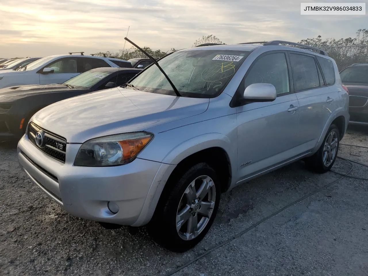 2008 Toyota Rav4 Sport VIN: JTMBK32V986034833 Lot: 76336264