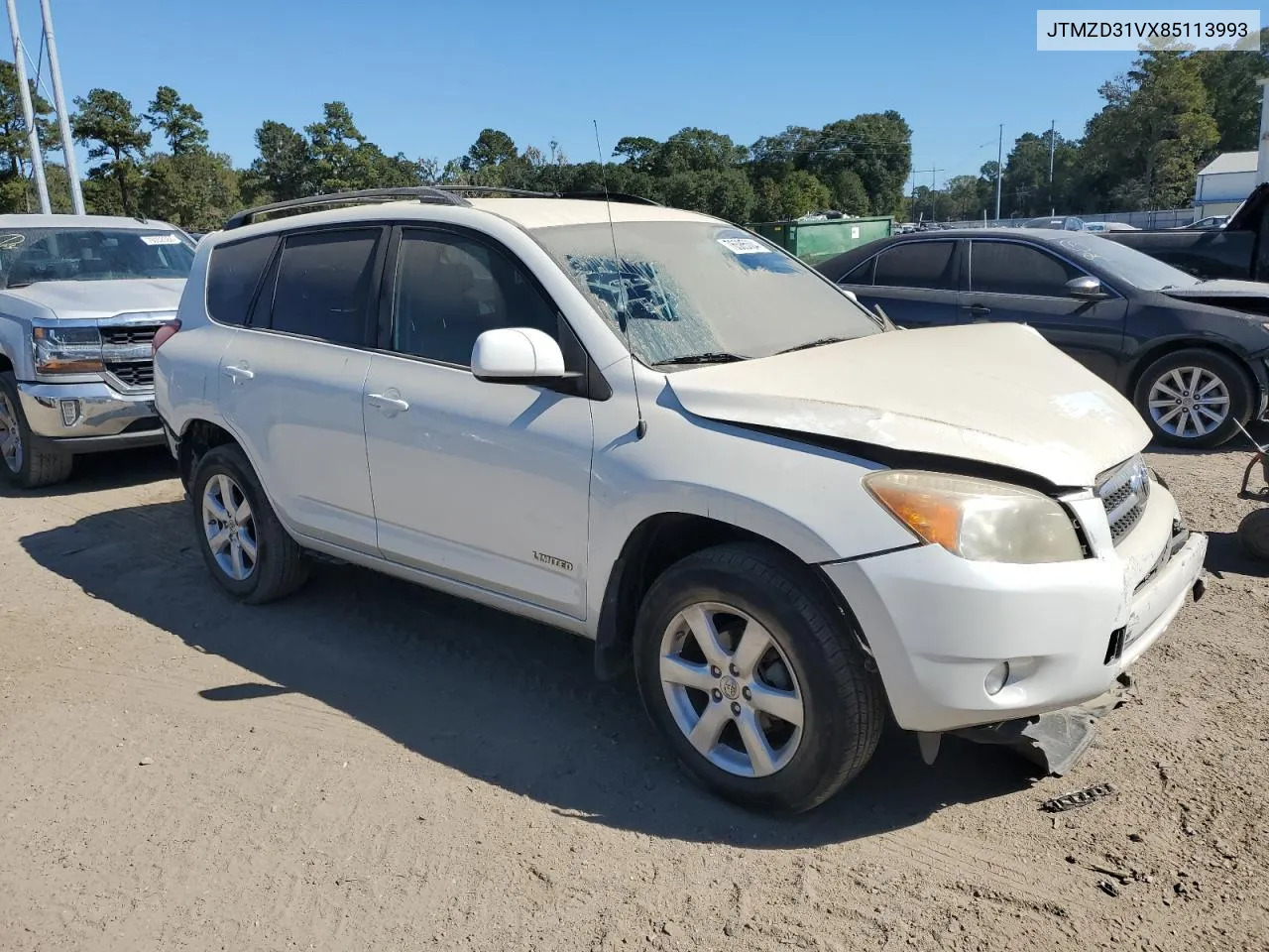 2008 Toyota Rav4 Limited VIN: JTMZD31VX85113993 Lot: 76585504