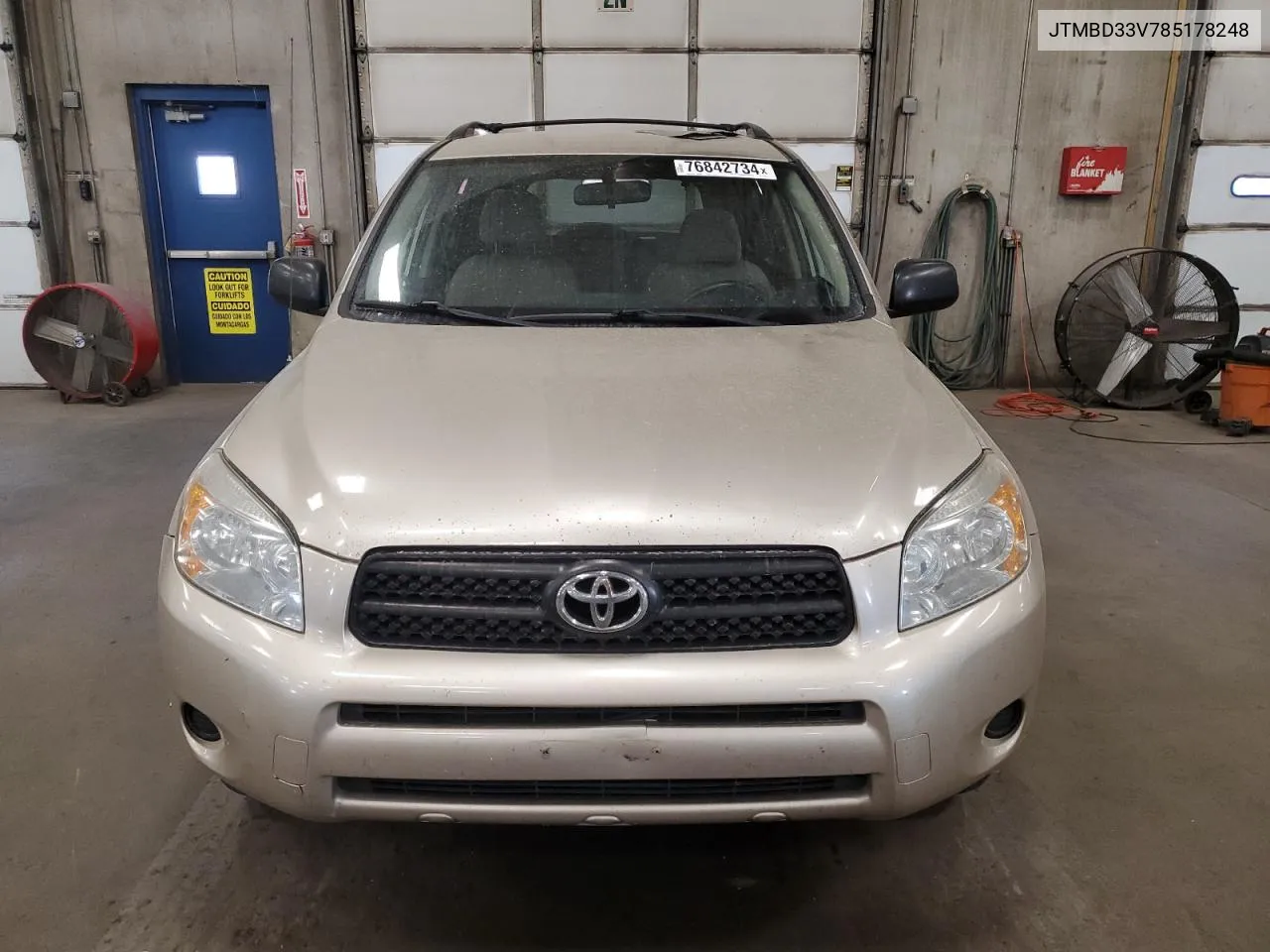 2008 Toyota Rav4 VIN: JTMBD33V785178248 Lot: 76842734