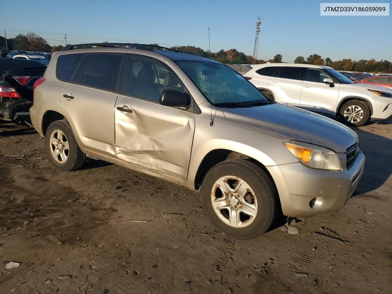 2008 Toyota Rav4 VIN: JTMZD33V186059099 Lot: 76914444