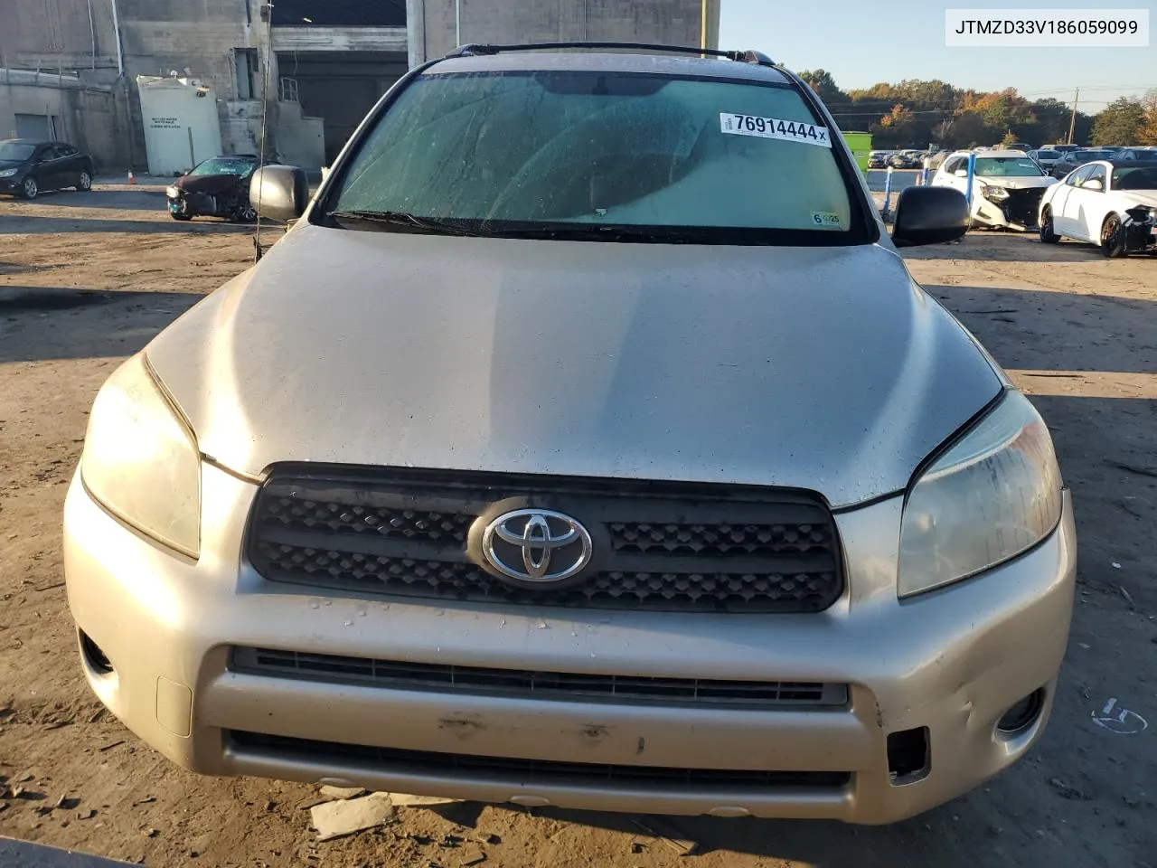 2008 Toyota Rav4 VIN: JTMZD33V186059099 Lot: 76914444