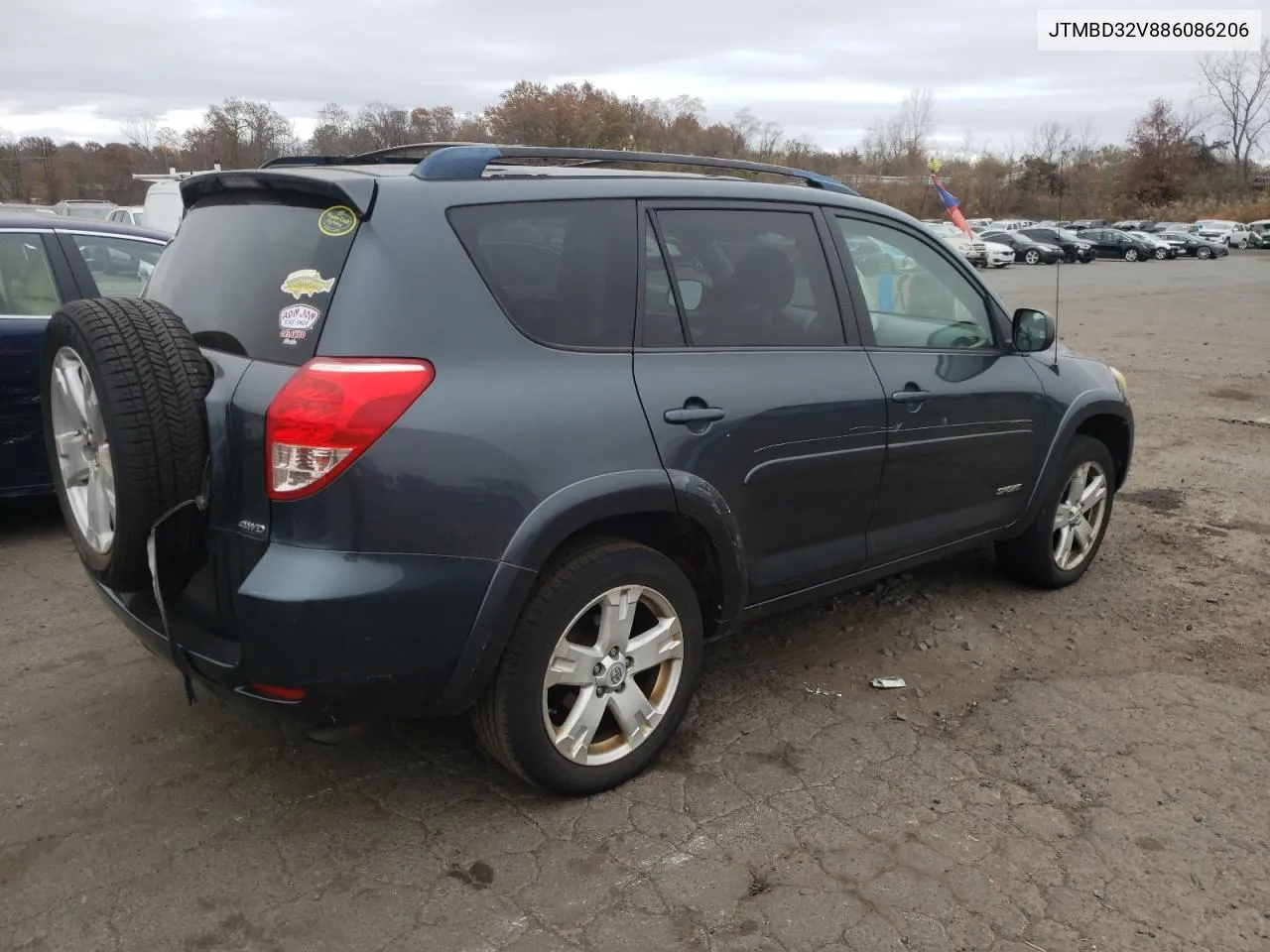 2008 Toyota Rav4 Sport VIN: JTMBD32V886086206 Lot: 77196694